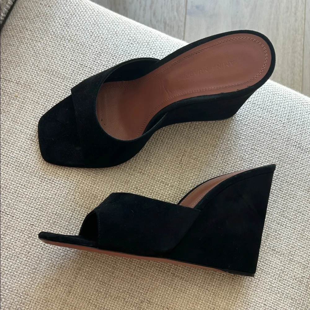 Amina Muaddi stylish black